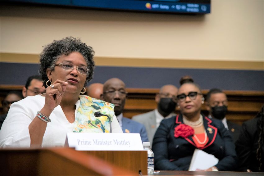 Testimony of Barbados PM to the U.S. House Committee on Financial Services